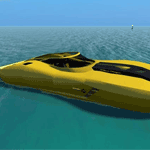Concept Stingray Corvette powerboat